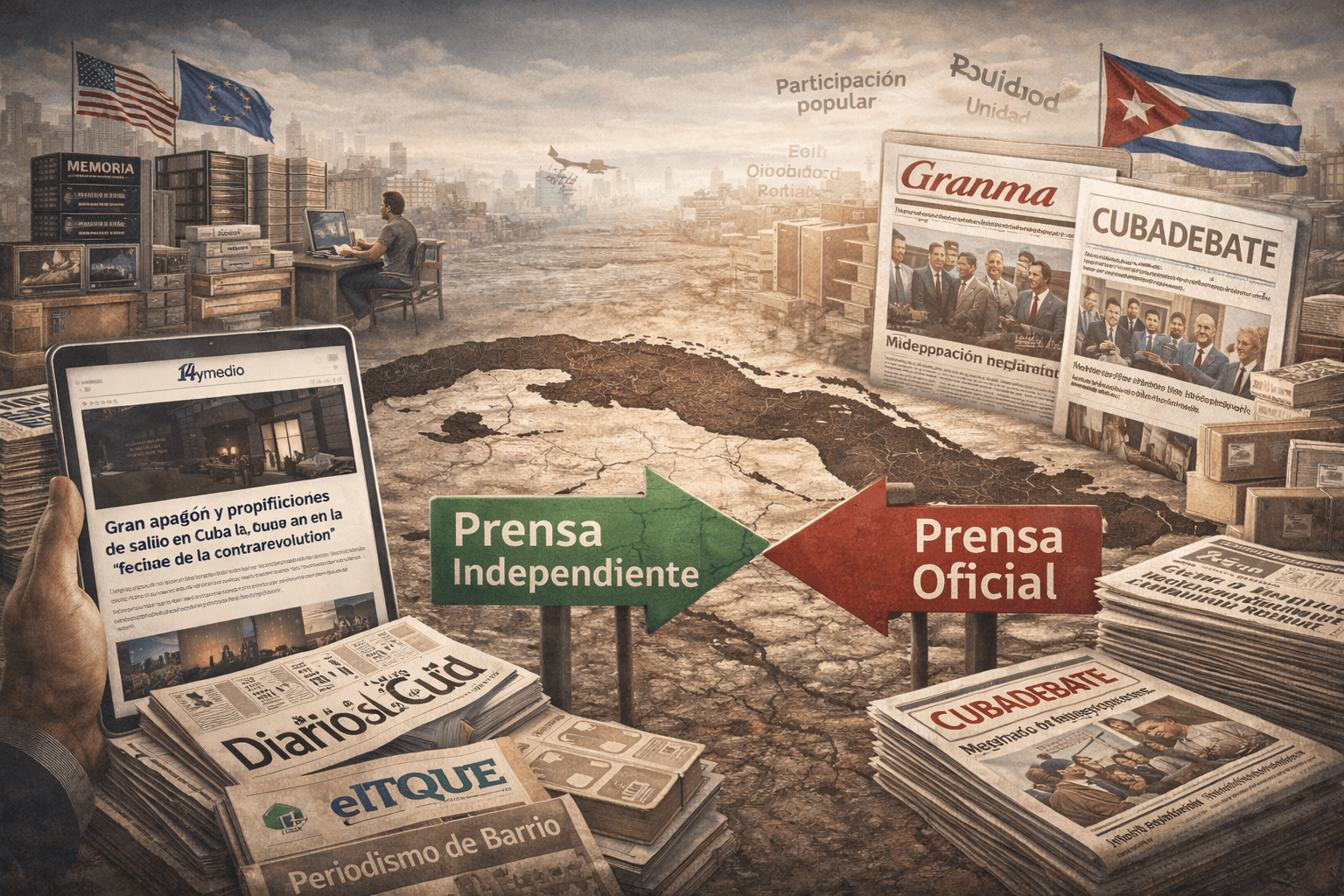 Prensa independiente y narrativa en Cuba.