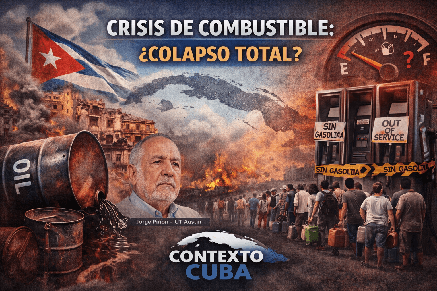La crisis de combustible en Cuba entra en fase crítica, pero el agotamiento “en días” sigue siendo una estimación, no un dato oficial