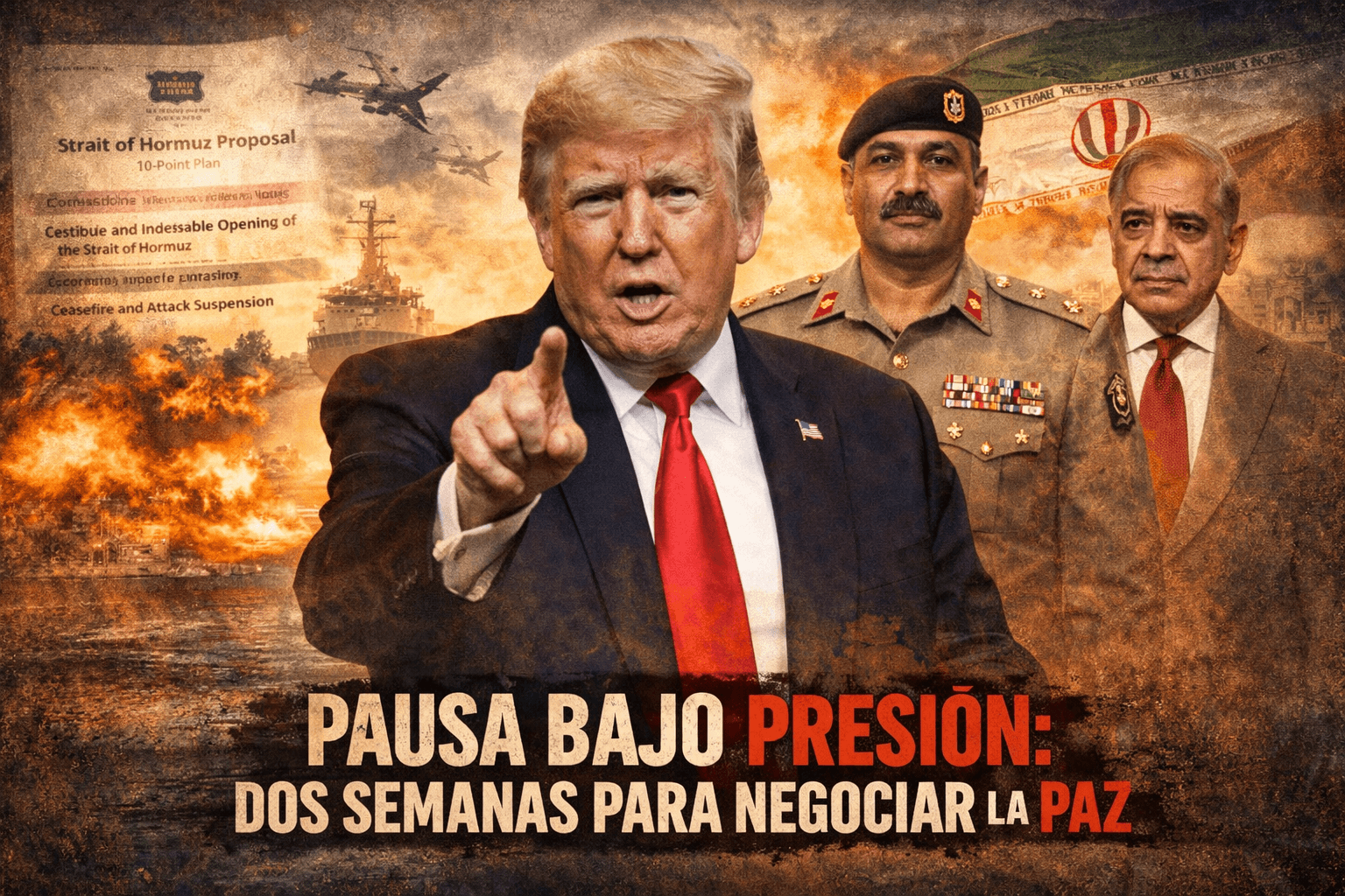 Trump ofrece una pausa, no una paz: la tregua de dos semanas que redefine la crisis con Irán