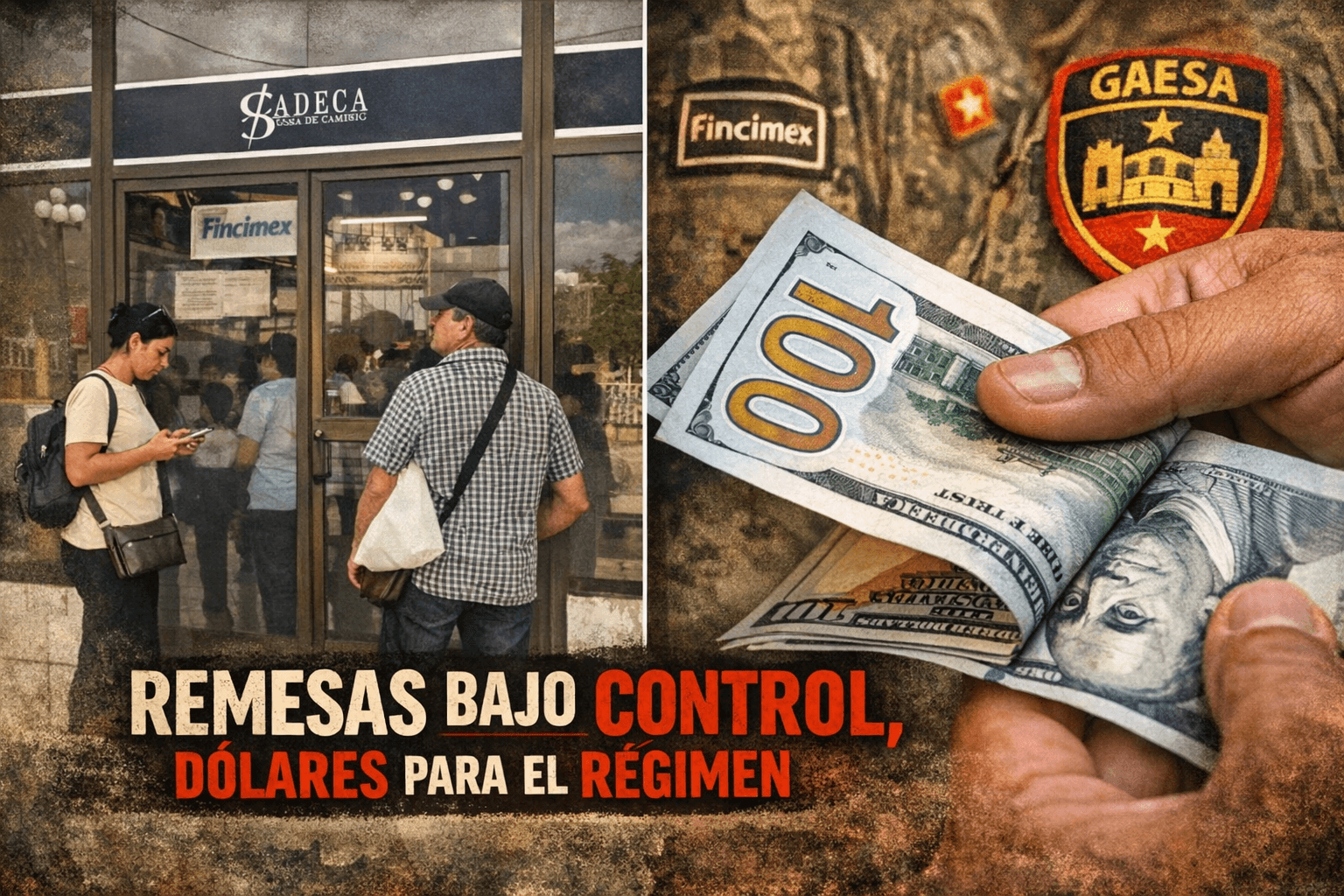 Remesas bajo control: Fincimex, divisas y el verdadero negocio del régimen