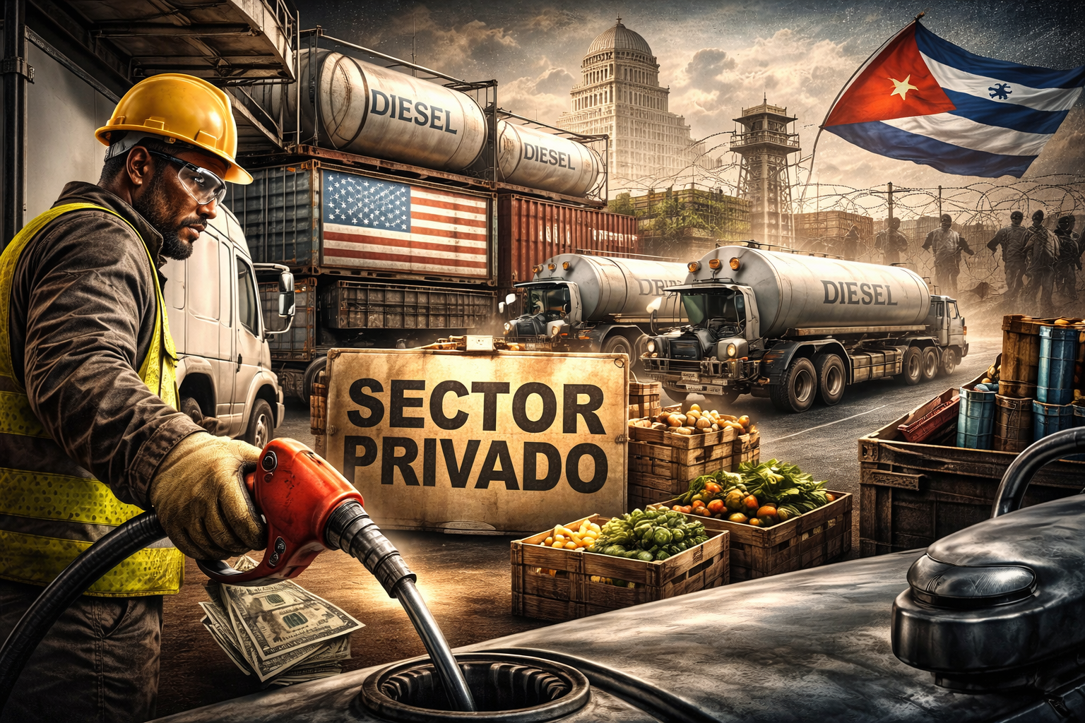 Estados Unidos empieza a enviar combustible a la Cuba privada, no para aliviar al régimen, sino para dividir la economía y profundizar la asfixia del Estado