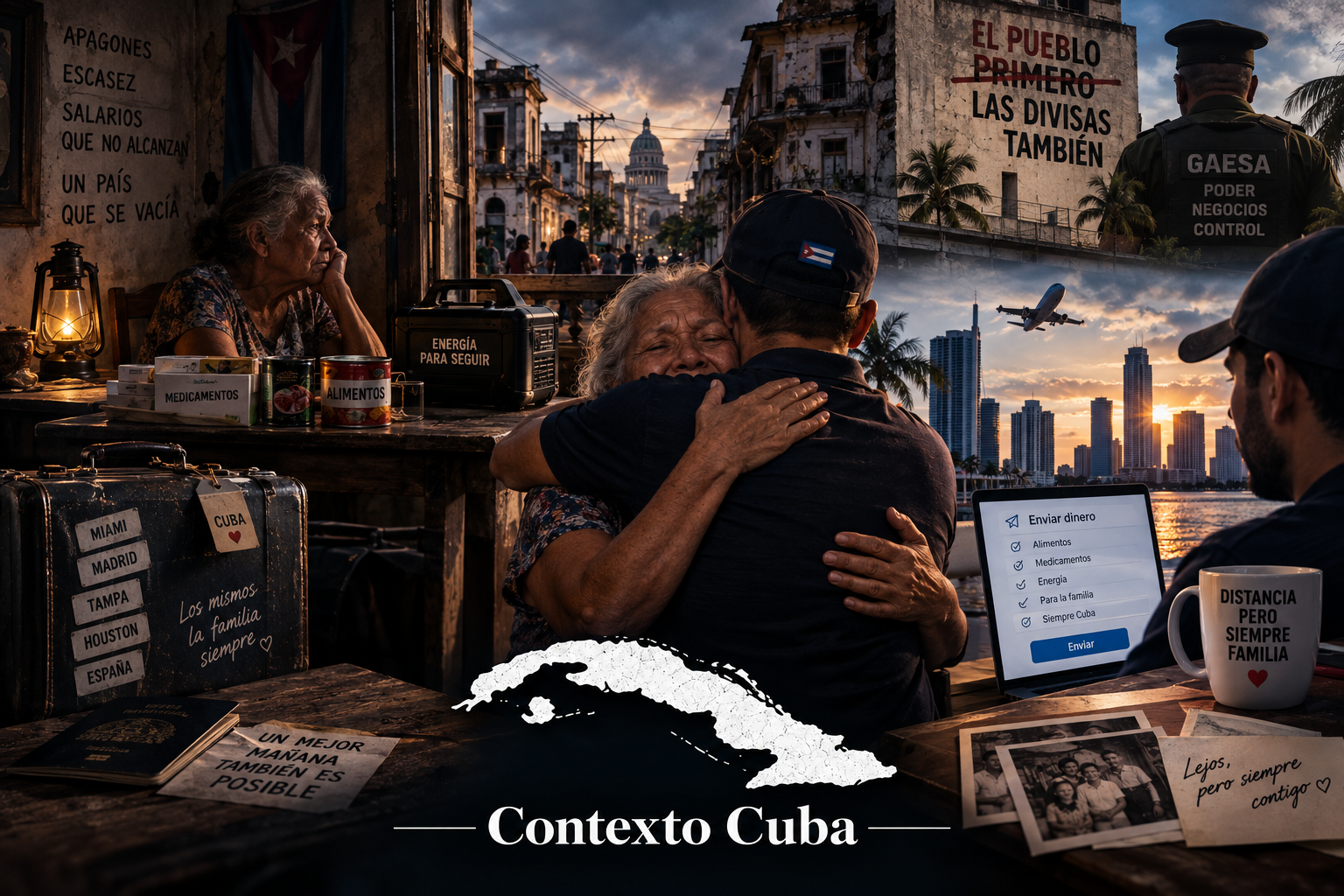 Cuba convirtió al exilio en el salvavidas de un sistema que lo obligó a marcharse
